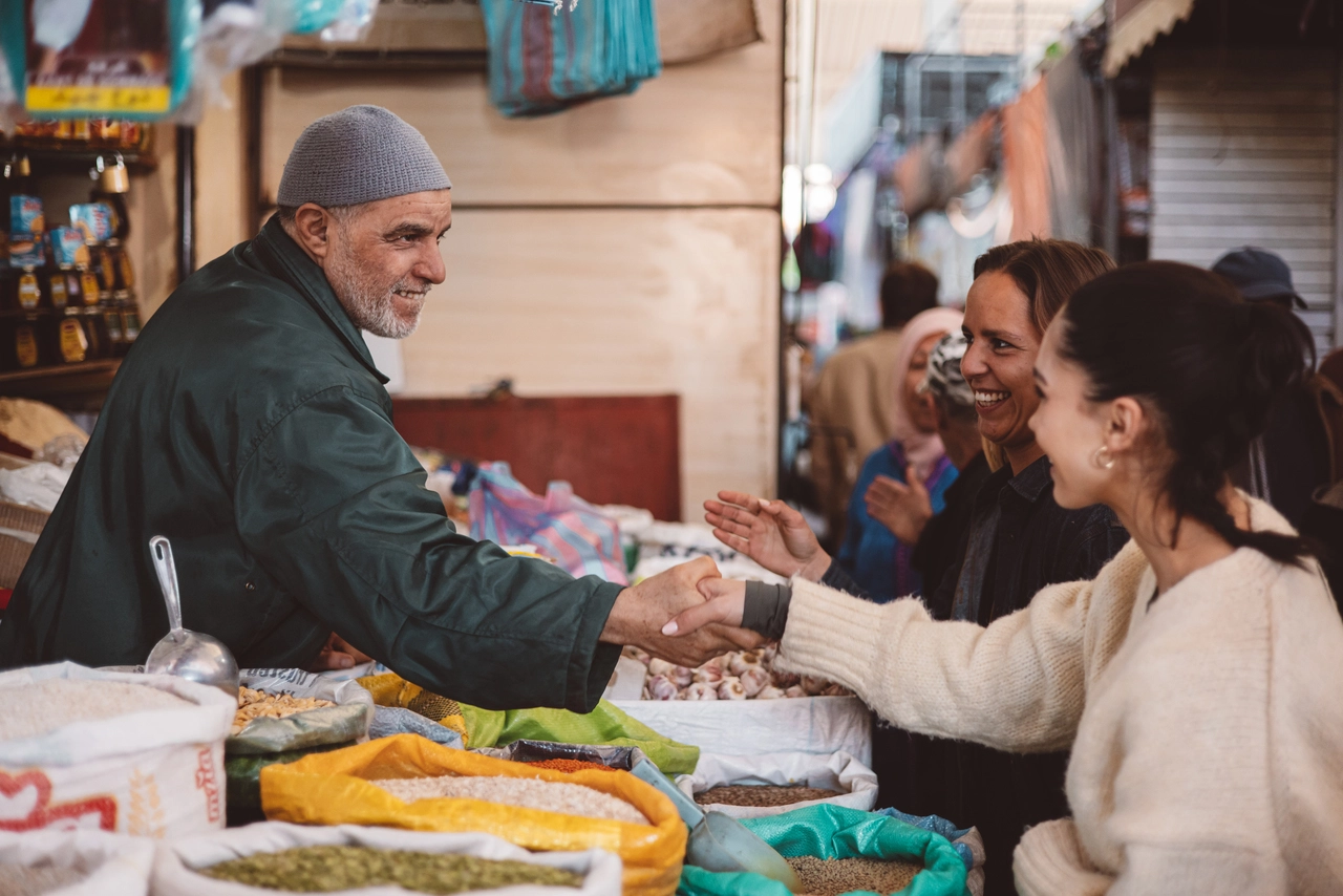 Cerca de la medina de Marrakech