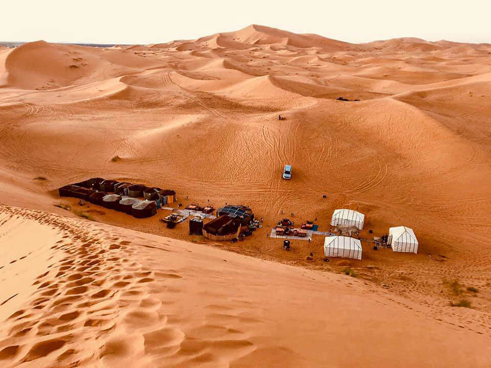 Dormir en el desierto de Marruecos