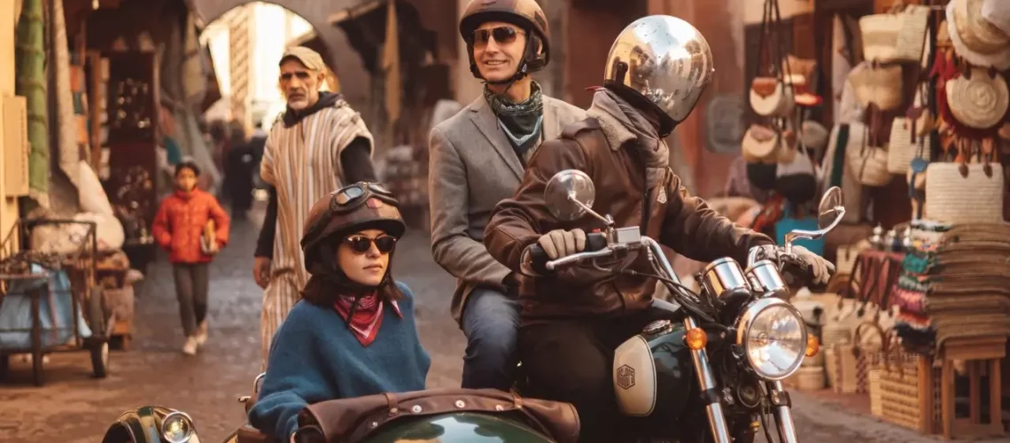 Paseos en sidecar por Marrakech